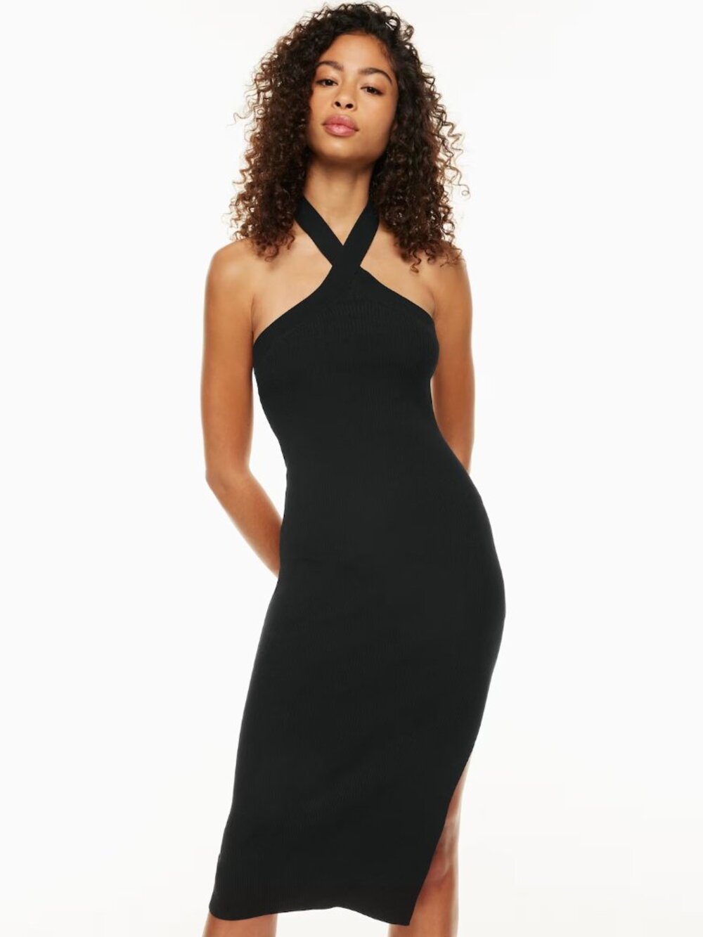 Cayenne Halter Midi Dress - Aritzia Wilfred XS